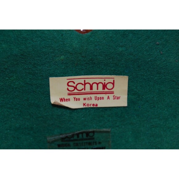 Vintage Schmid Mickey Mouse Sorcerer Mickey Mouse Music Box Disney Schmid When You Wish Upon A Star